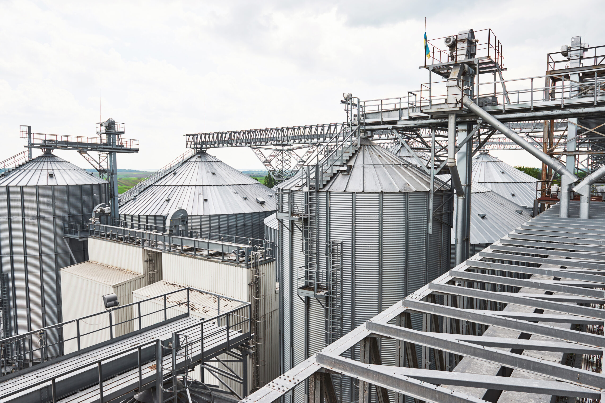 agricultural silo scaled